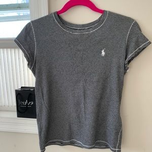 Striped POLO tee